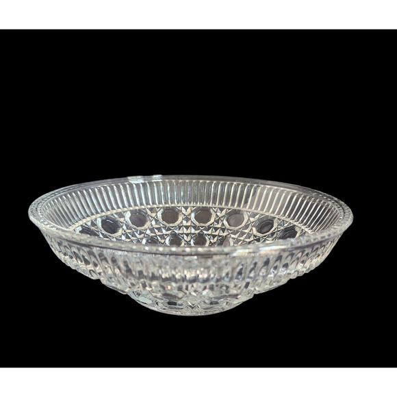 Vintage Federal Glass Company 5 5/8" Windsor Clear Mayonnaise Bowl - Picture 4 of 6